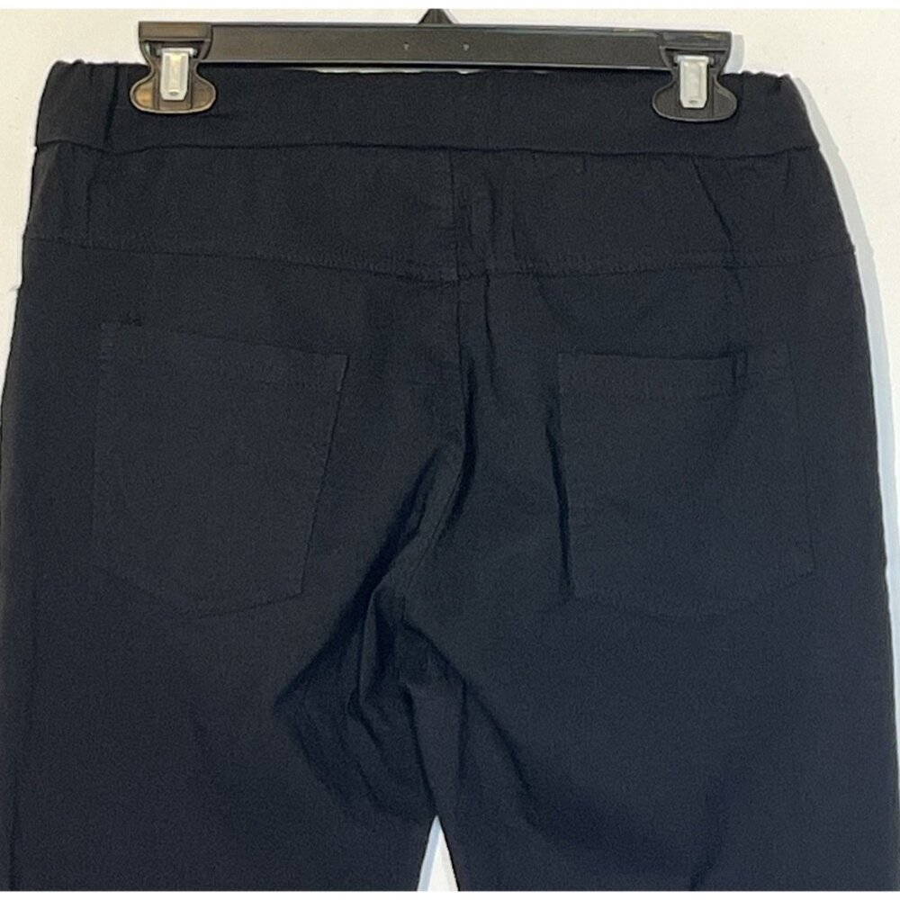 New Venti6 Black Drawstring Soft Stretch Joggers Pants - Made in Italy - Picture 7 of 9